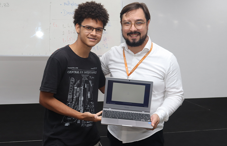 Chromebooks para os alunos de graduação